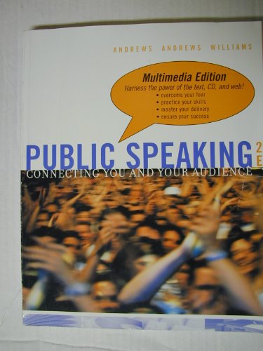 Stock image for Public Speaking : Connecting You and Your Audience Multimedia for sale by Irish Booksellers