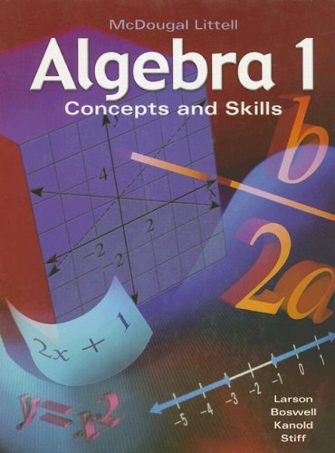 Beispielbild fr Algebra 1 : Concepts and Skills zum Verkauf von Better World Books