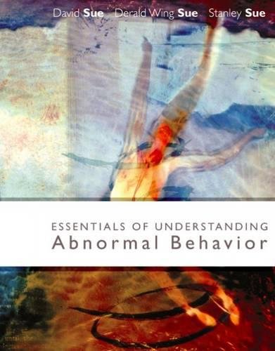 Beispielbild fr Essentials of Understanding Abnormal Behavior zum Verkauf von Better World Books