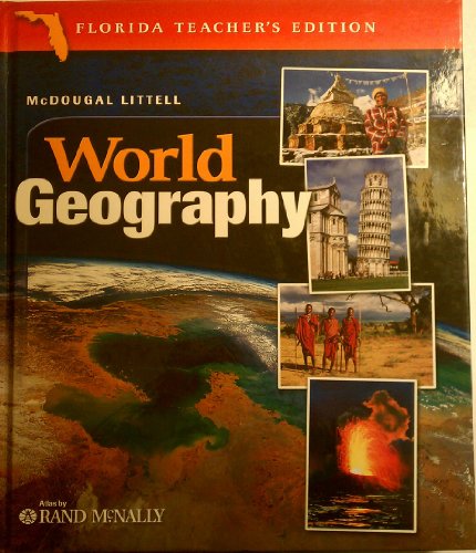 9780618377640: McDougal Littell World Geography Florida: Teacher Edition Grades 9-12 2005