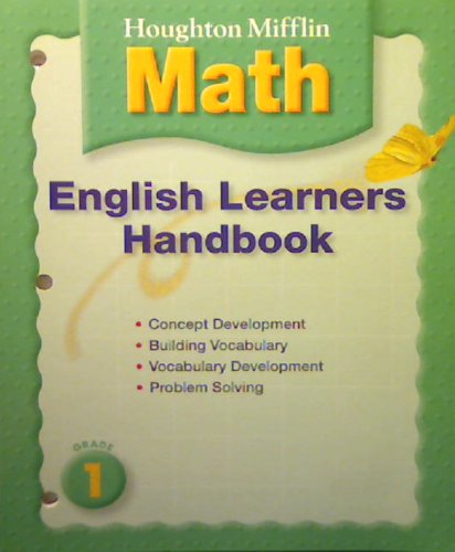Stock image for Mathmatics, Grade 1 English Learner Handbook: Houghton Mifflin Mathmatics for sale by Nationwide_Text