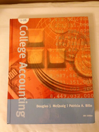 Beispielbild fr College Accounting, Chapters 1-26 Complete zum Verkauf von HPB-Red