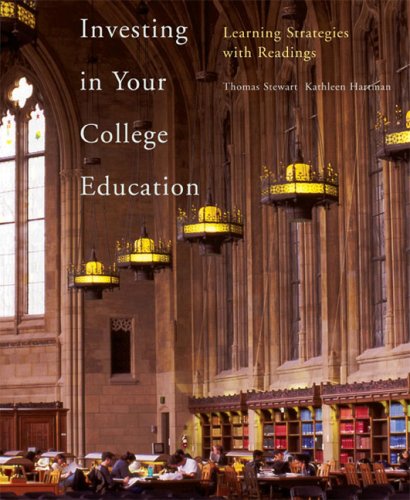 Stock image for Investing in Your College Education: Learning Strategies with Readings for sale by ThriftBooks-Atlanta