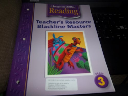 Imagen de archivo de Houghton Mifflin Reading Teacher's Resource Blackline Masters, Grades 4 a la venta por Better World Books