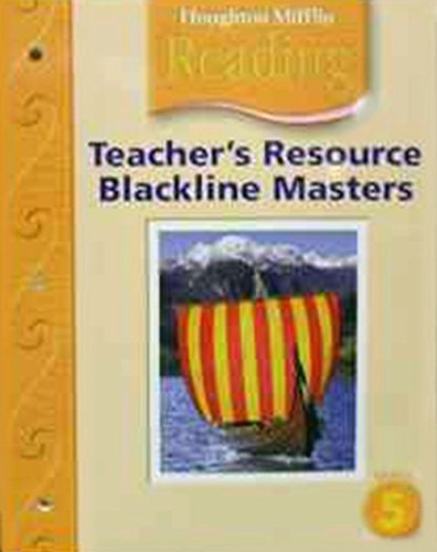 Imagen de archivo de Teacher's Blackline Masters; Reading Grade 5 a la venta por Granada Bookstore,            IOBA