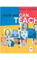 Imagen de archivo de Those Who Can Teach 10th Edition. With Cd Rom Unopened a la venta por Virginia Martin, aka bookwitch