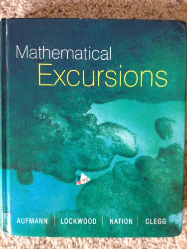 Imagen de archivo de Mathematics Excursion a la venta por Better World Books