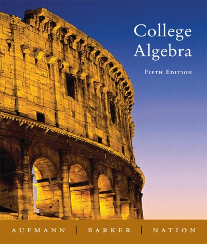 9780618386703: College Algebra, Fifth Edition