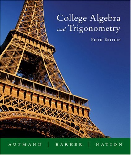 Stock image for College Algebra and Trigonometry for sale by ThriftBooks-Atlanta