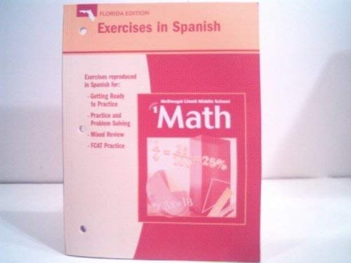 Mcdougal Littell Middle School Math Florida Exercises in Spanish Course 1 (9780618390137) by Mcdougal Littel