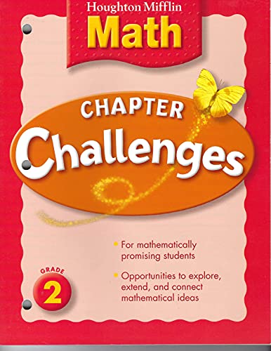 Imagen de archivo de Houghton Mifflin Math: Grade 2-Chapter Challenges (2003 Copyright) a la venta por ~Bookworksonline~