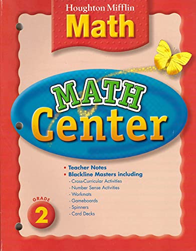 Imagen de archivo de Houghton Mifflin Math: Grade 2-Math Center (2004 Copyright) a la venta por ~Bookworksonline~