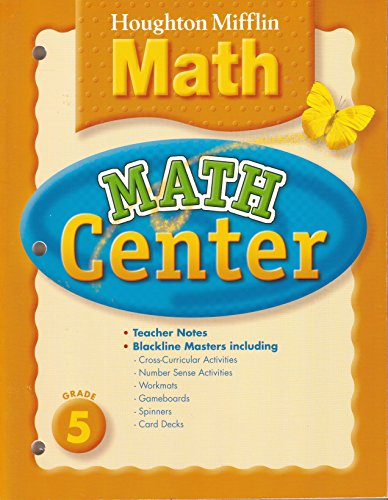 Stock image for Houghton Mifflin Math: Math Center, Grade 5 for sale by Nationwide_Text