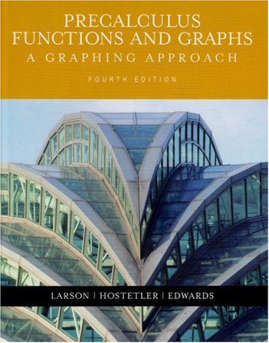 Stock image for Precalculus Functions and Graphs: A Graphing Approach for sale by Wrigley Books