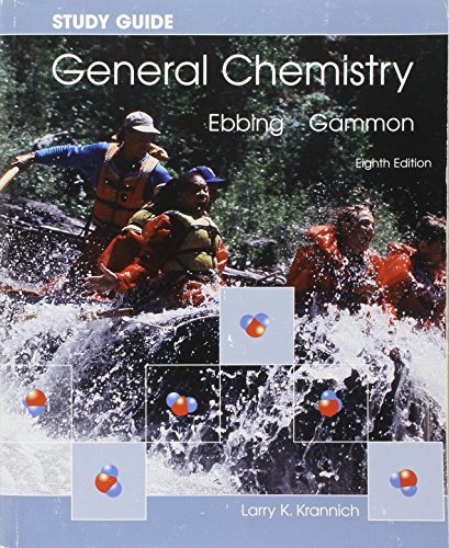 Beispielbild fr General Chemistry: Study Guide zum Verkauf von Wonder Book