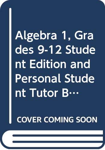 McDougal Littell Concepts & Skills: Student Edition and Personal Student Tutor CD-ROM Bundle Algebra 1 2004 (9780618400980) by MCDOUGAL LITTEL