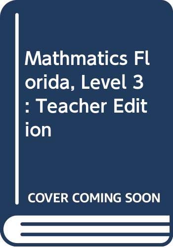 Houghton Mifflin Mathmatics Florida: Teacher's Edition Level 3 Volume 2 2005 (9780618402885) by HOUGHTON MIFFLIN