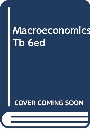 Stock image for Macroeconomics Tb 6ed for sale by HPB-Red