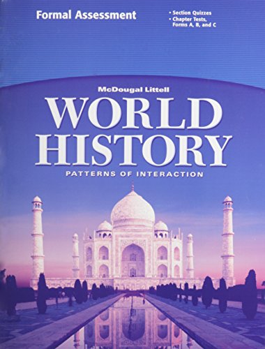 9780618409280: MCDOUGAL LITTELL WORLD HIST PA: Formal Assessment (McDougal Littell World History: Patterns of Interaction)