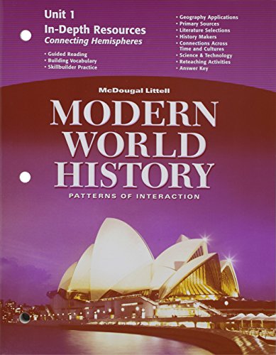 9780618409754: Modern World History Patterns of Interaction In-depth Resources Unit 1 Grades 9-12