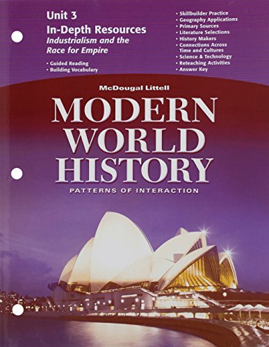 Beispielbild fr McDougal Littell World History: Patterns of Interaction: In-Depth Resources Unit 3 Grades 9-12 Modern World History zum Verkauf von ThriftBooks-Atlanta