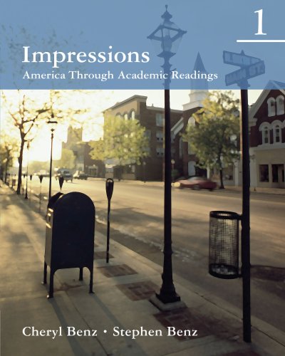 Imagen de archivo de Impressions 1: America Through Academic Readings (Student Book) a la venta por SecondSale