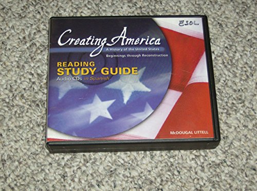 Stock image for McDougal Littell Creating America: Reading Study Guide Audio CDs (Spanish) Grades 6-8 Beginnings through Reconstruction (Spanish Edition) for sale by SecondSale