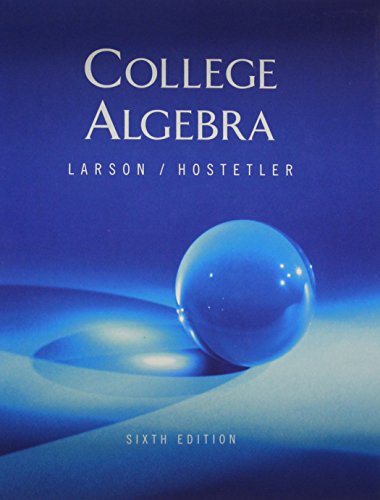 9780618411740: College Algebra Sixth Edition, Custom Publication