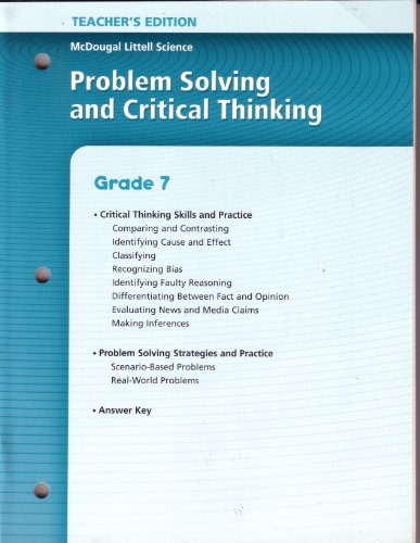 Beispielbild fr McDougal Littell Science: Problem Solving and Critical Thinking Teacher  s Edition Grade 7 zum Verkauf von ThriftBooks-Dallas