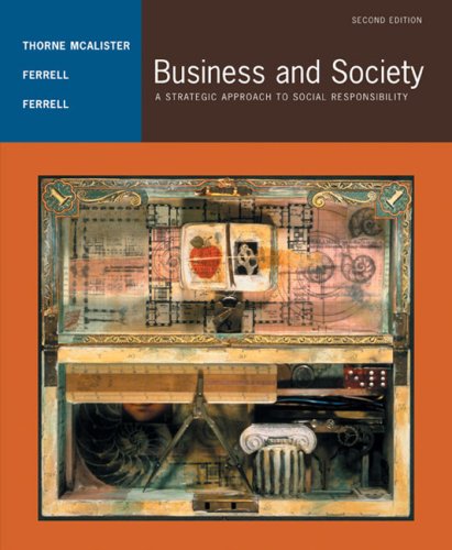 Beispielbild fr Business and Society : A Strategic Approach to Social Responsibility zum Verkauf von Better World Books