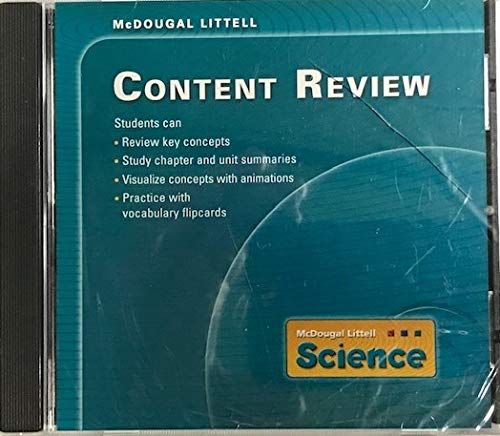 McDougal Littell Science: Content Review CD-ROM Grades 6-8 (9780618420247) by McDougal Littell