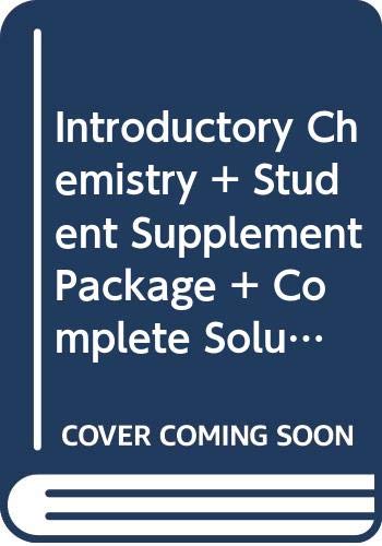 Introductory Chemistry + Student Supplement Package + Complete Solutions Manual, 5th Ed (9780618423132) by Zumdahl, Steven S.