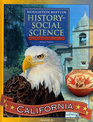 Stock image for United States History: Early Years: Grade 5, History-Social Science California for sale by ThriftBooks-Atlanta