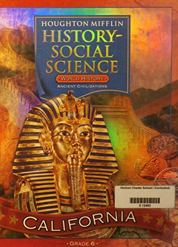Stock image for Houghton Mifflin History Social Science California: Student Edition Level 6 2007 ; 9780618423941 ; 061842394X for sale by APlus Textbooks