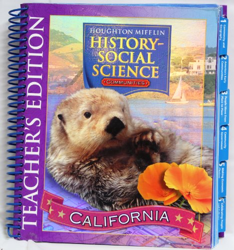 9780618424115: History Social Studies California Teacher's Edition Level 3 - Communities