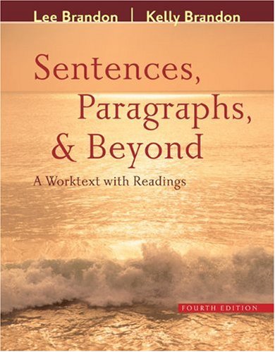 9780618426768: Sentences, Paragraphs, and Beyond: A Worktext with Readings