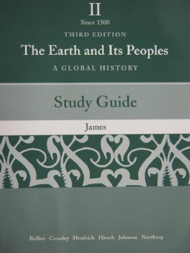 Beispielbild fr Study Guide, Vol. 2: The Earth and Its Peoples: A Global History zum Verkauf von Wonder Book