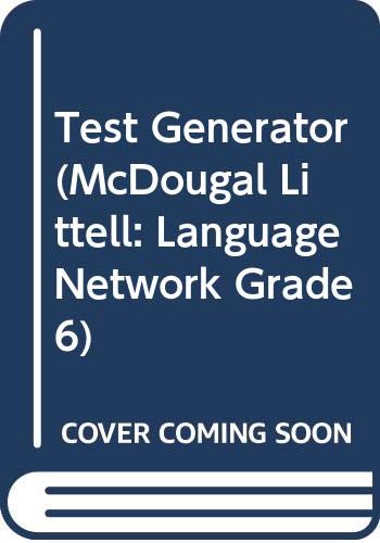 9780618432141: Test Generator (McDougal Littell: Language Network, Grade 6)