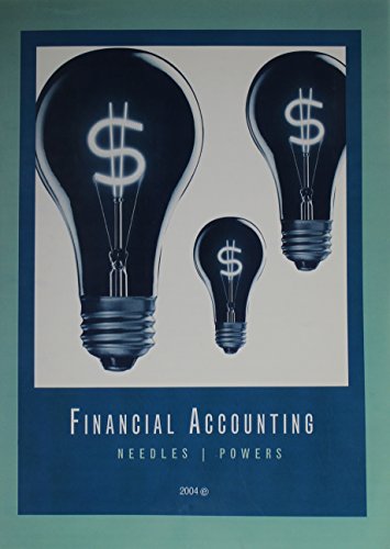 Financial Accounting, Custom Publication (9780618432240) by Needles, Belverd E.