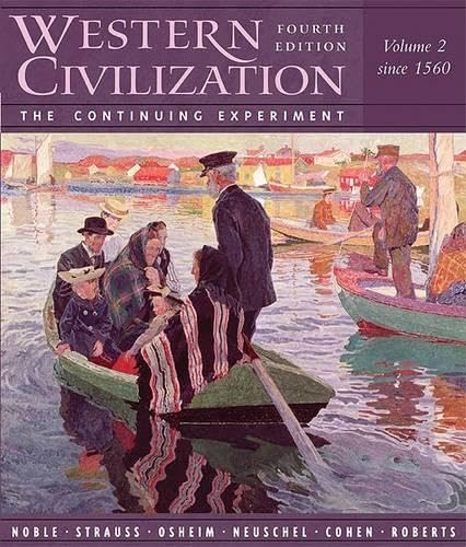 9780618432783: Since 1560 (v. 2) (Western Civilisation: The Continuing Experiment)