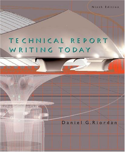 Beispielbild fr Technical Report Writing Today zum Verkauf von Wonder Book