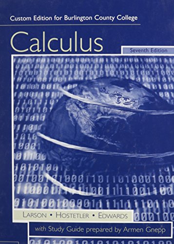 Beispielbild fr calculus seventh edition custom publication zum Verkauf von Better World Books