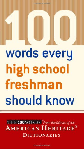 9780618443796: 100 Words Every High School Freshman Should Know