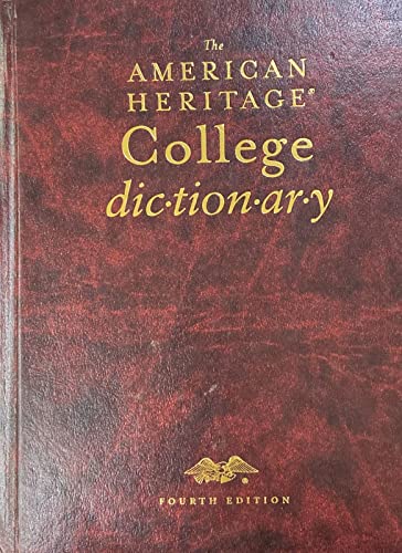 9780618453009: American Heritage College Dictionary, Fourth Edition with CD-ROM