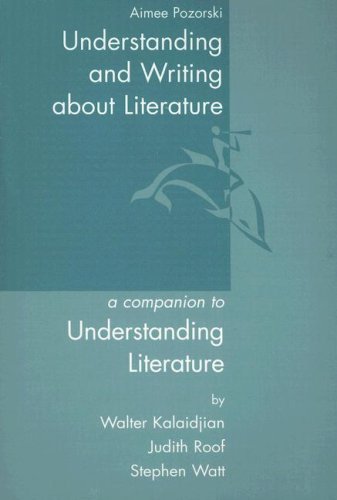 Beispielbild fr Understanding and Writing about Literature zum Verkauf von HPB-Red