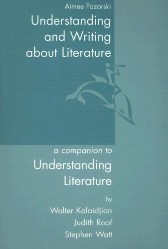 Stock image for Understanding and Writing about Literature for sale by HPB-Red