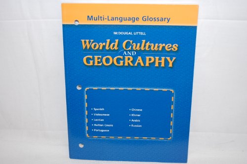 Stock image for World Cultures & Geography: Multi-Language Glossary for sale by Wonder Book