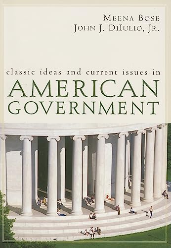 Beispielbild fr Classic Ideas and Current Issues in American Government zum Verkauf von SecondSale