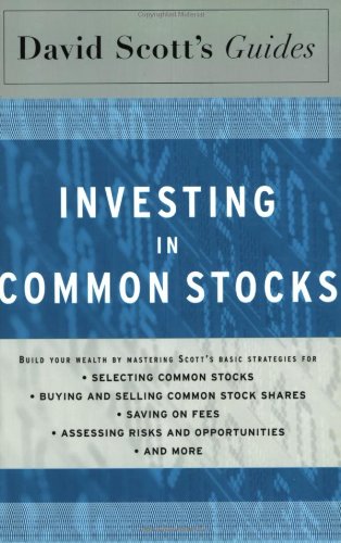 Beispielbild fr David Scott's Guide to Investing in Common Stocks zum Verkauf von Books Puddle