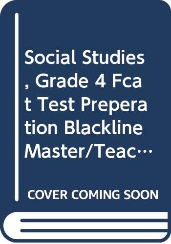 Beispielbild fr Houghton Mifflin Social Studies Florida: Fcat Test Preperation Blackline Master/Teacher Annotated Ed ; 9780618463107 ; 0618463100 zum Verkauf von APlus Textbooks